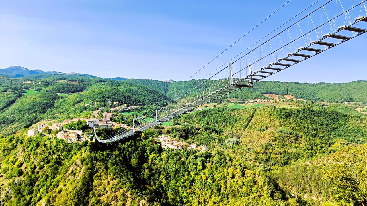 Europe's newest marvel: The sky-high Tibetan bridge of Umbria