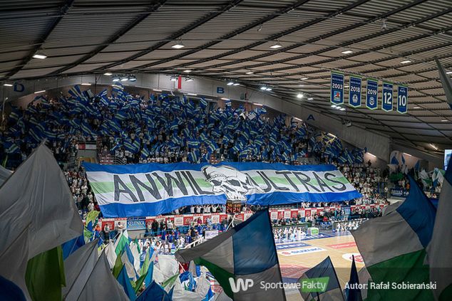 Kibice Anwilu stworzyli doskonałą atmosferę na trybunach