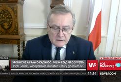 Konflikt Polski z Unią Europejską. Gliński reaguje na słowa Tuska