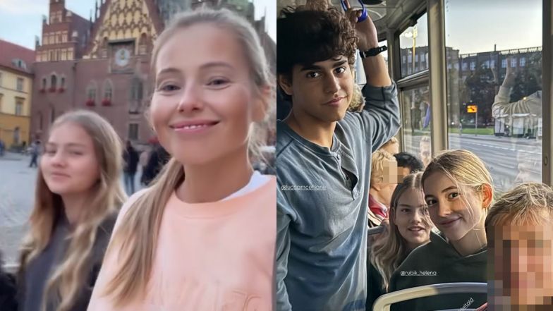 Agata Rubik i jej córka relacjonują pobyt w Polsce