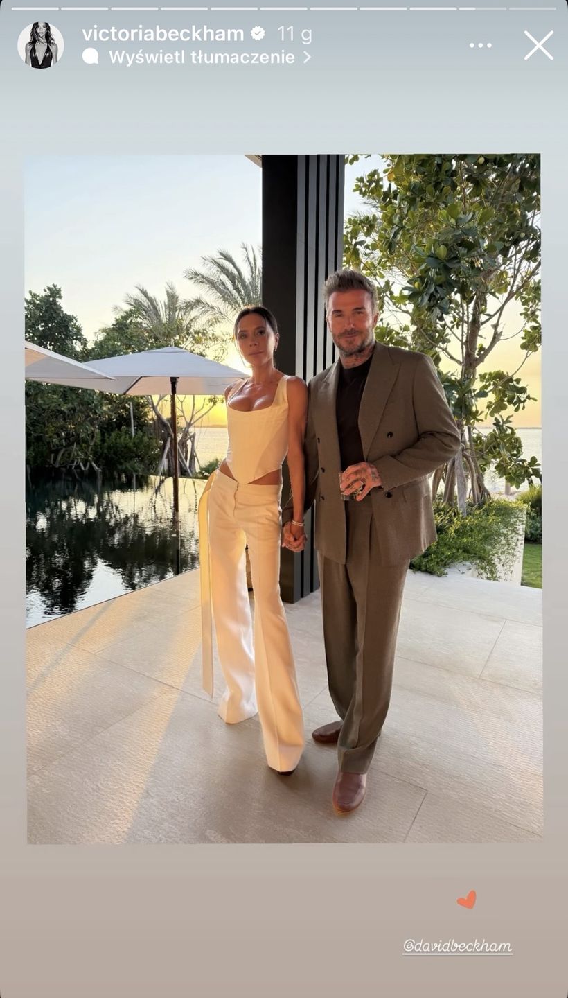 Victoria i David Beckhamowie