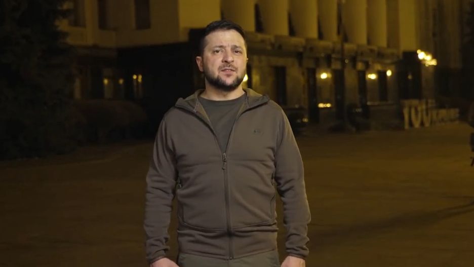 Prezydent Ukrainy wzywa, aby demonstrować swoje poparcie dla Ukrainy