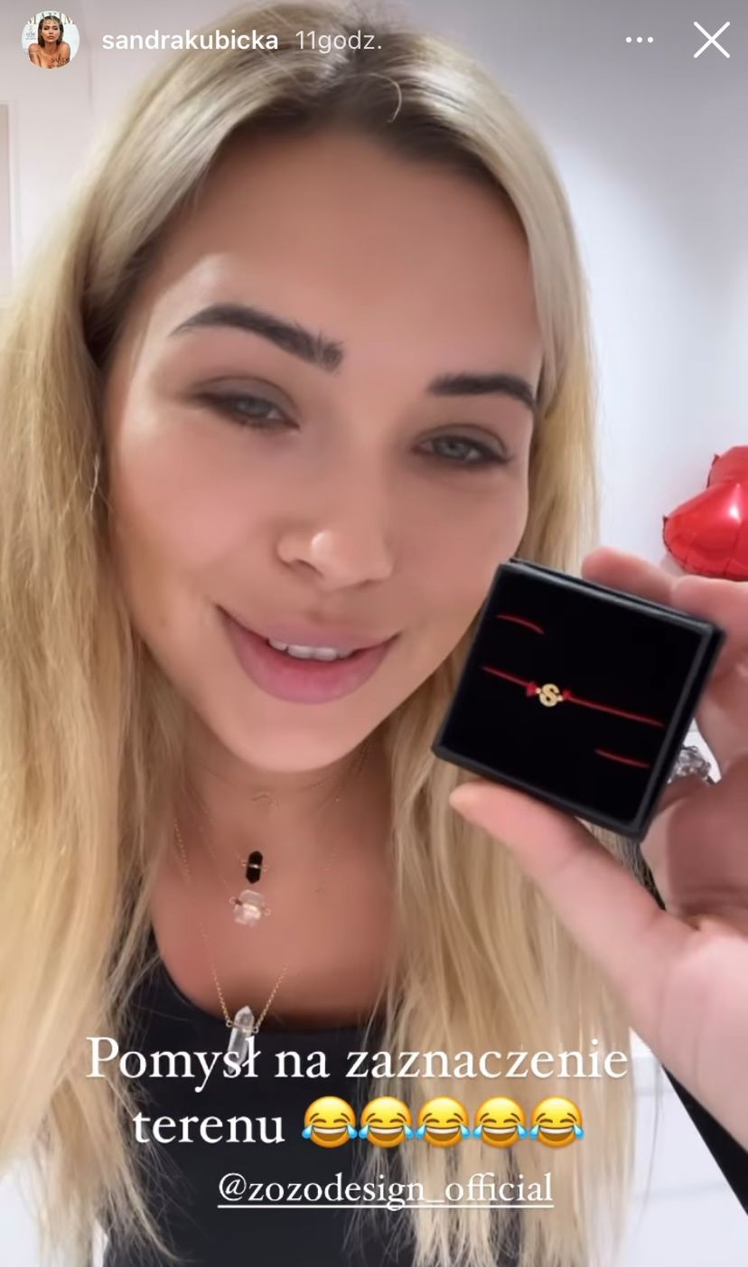 Sandra Kubicka oznaczyła teren