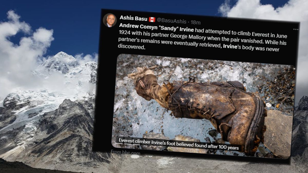 Sensacyjne odkrycie na Evereście.