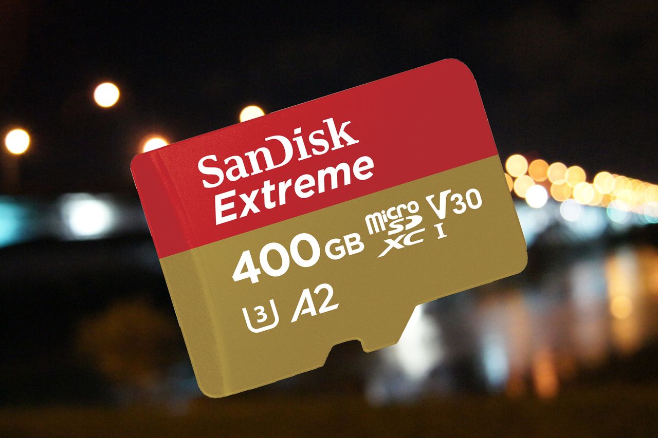 SanDisk Extreme UHS-I microSD 400GB - najszybsza karta microSD na świecie