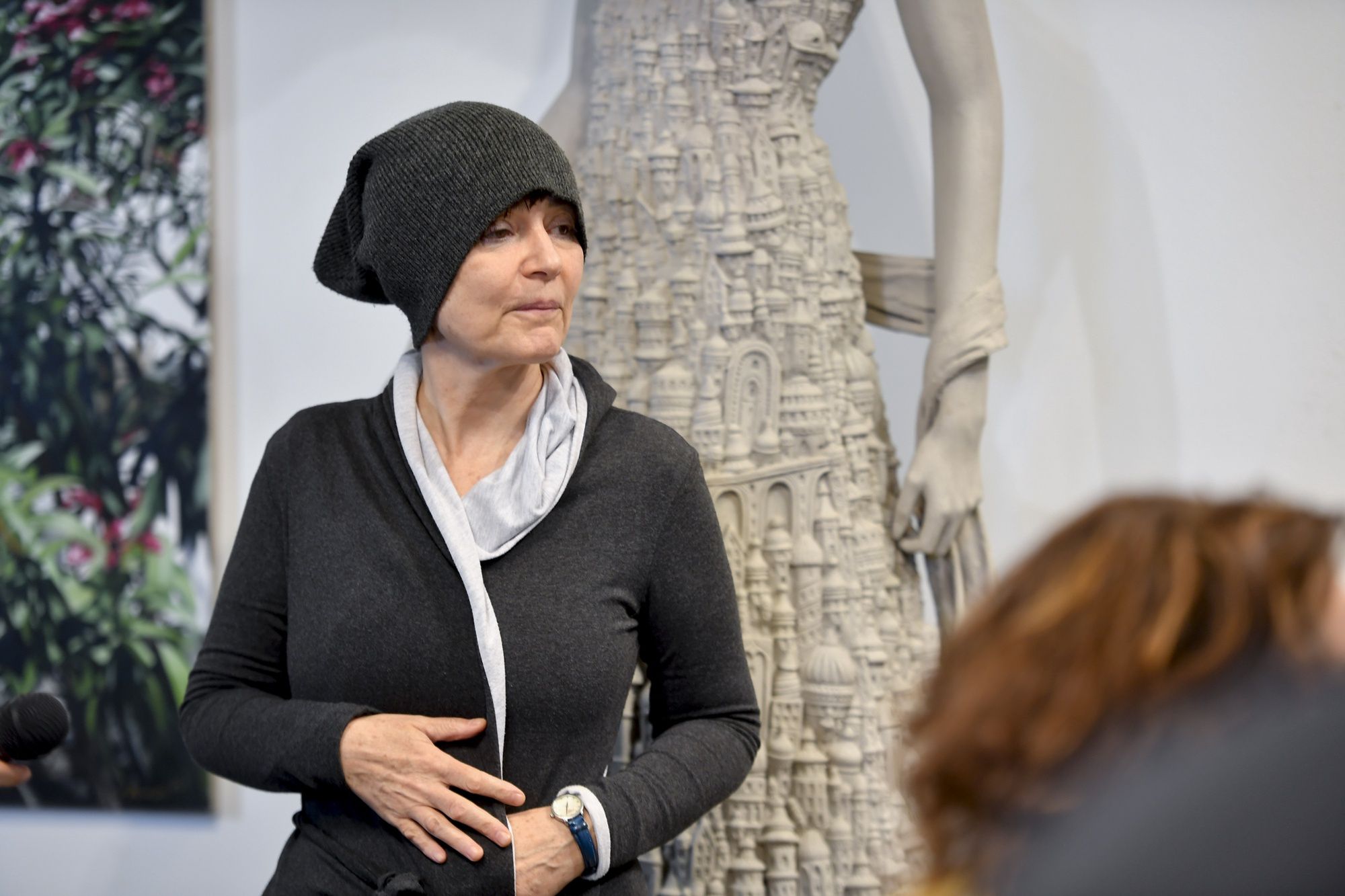 Kazimiera Szczuka na premierze książki "Lady Baba Jaga. Opowieść o Jadze Hupało" w marcu 2022 roku 