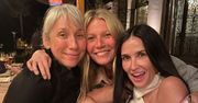 Dziewczyna Keanu Reevesa bawi się na spotkaniu z Gwyneth Paltrow i Demi Moore! "Wspaniała noc BEZ MAKIJAŻU"
