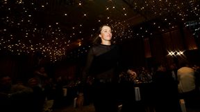 Przyszła w prześwitującej bluzce. Świątek zachwyciła