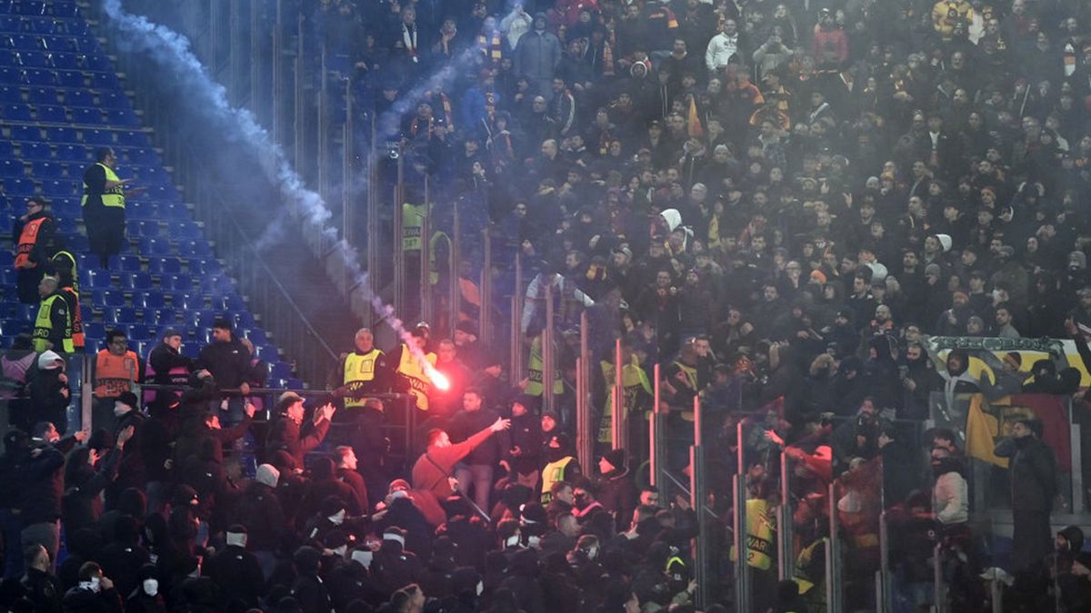 Getty Images / Image Photo Agency / Na zdjęciu: kibice AS Romy i Eintrachtu Frankfurt