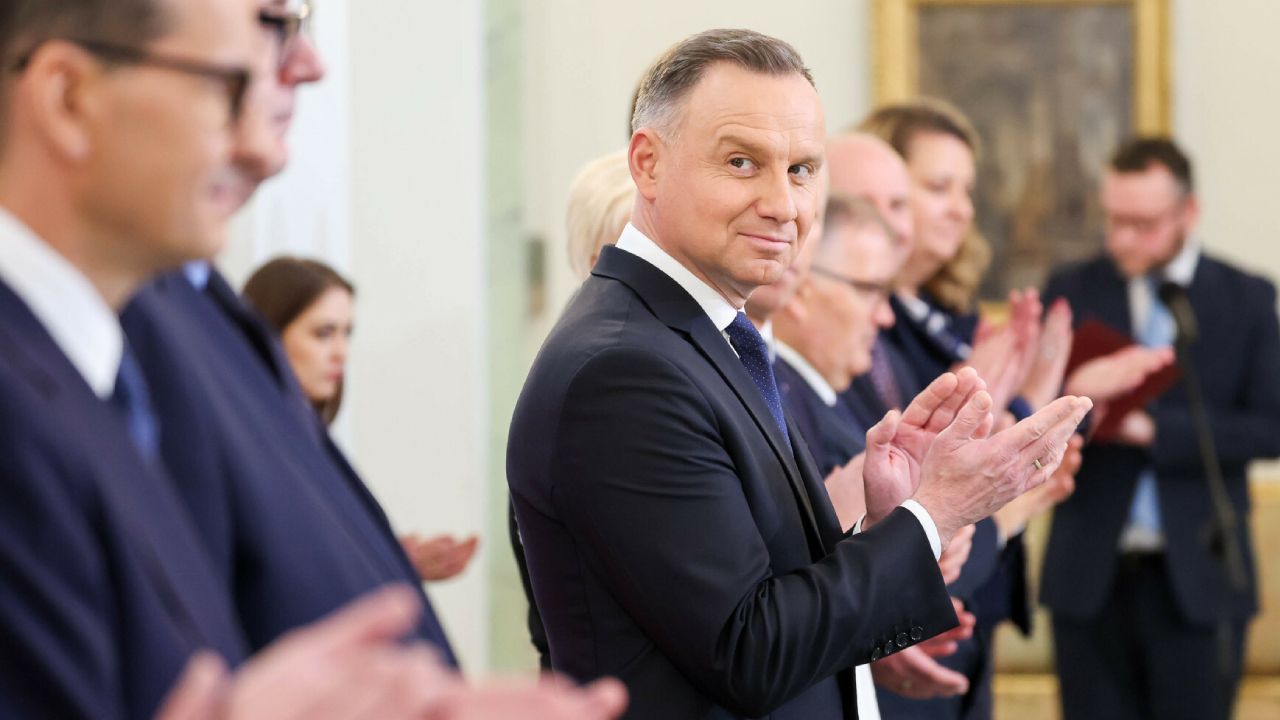 Prezydent Andrzej Duda podczas powołania Marszałków Seniorów