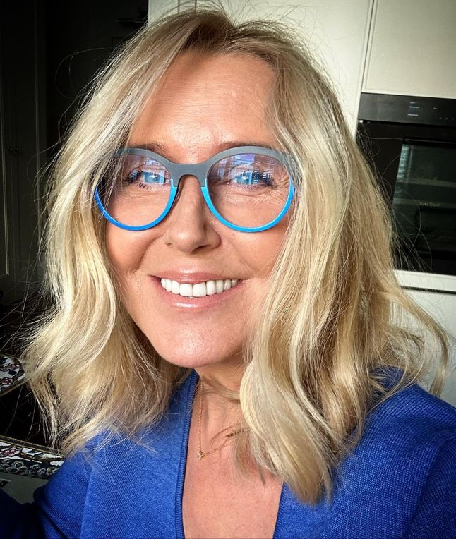 Agata Młynarska postawiła na modny odcień niebieskiego
Instagram/agata_mlynarska