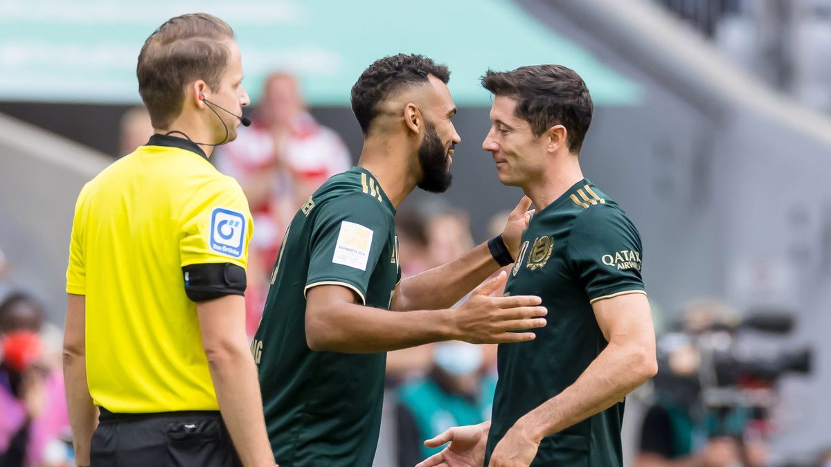 Getty Images / Roland Krivec/DeFodi Images / Na zdjęciu: Eric Maxim Choupo-Moting i Robert Lewandowski