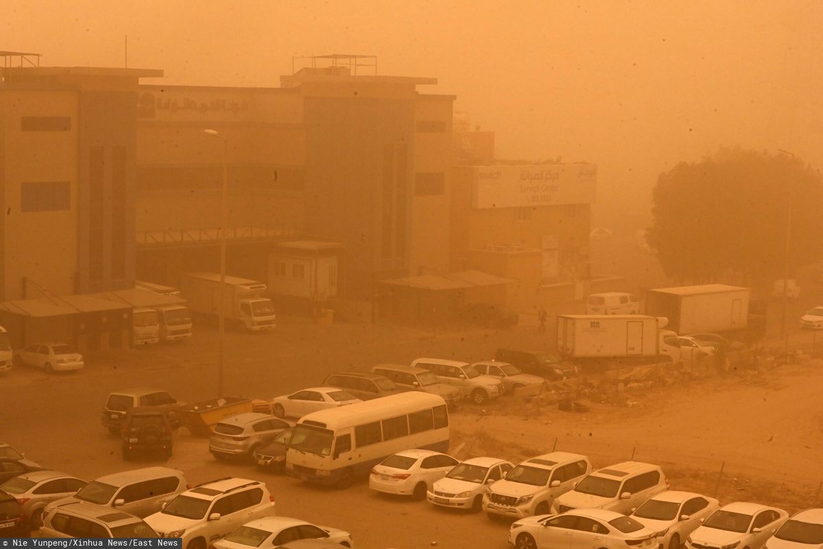 Burza piaskowa w Kuwejcie 