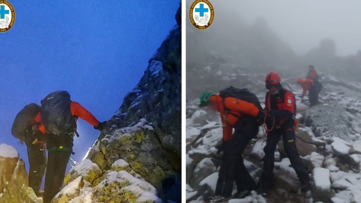 W Tatrach spadł śnieg. Zrobiło się niebezpiecznie