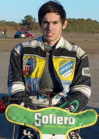 Matias Ferreras w kevlarze Unibaxu podczas jednego z treningów