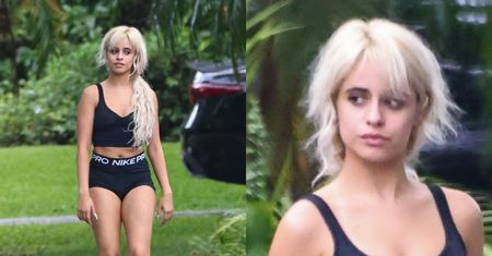 Naturalna Camila Cabello spaceruje po Miami w sportowym wdzianku (ZDJĘCIA)