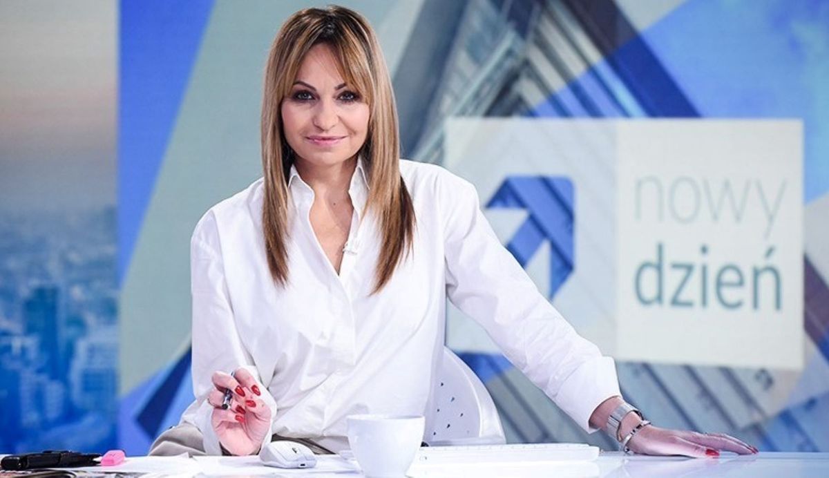 Beata Cholewińska prowadzi "Polsat News"