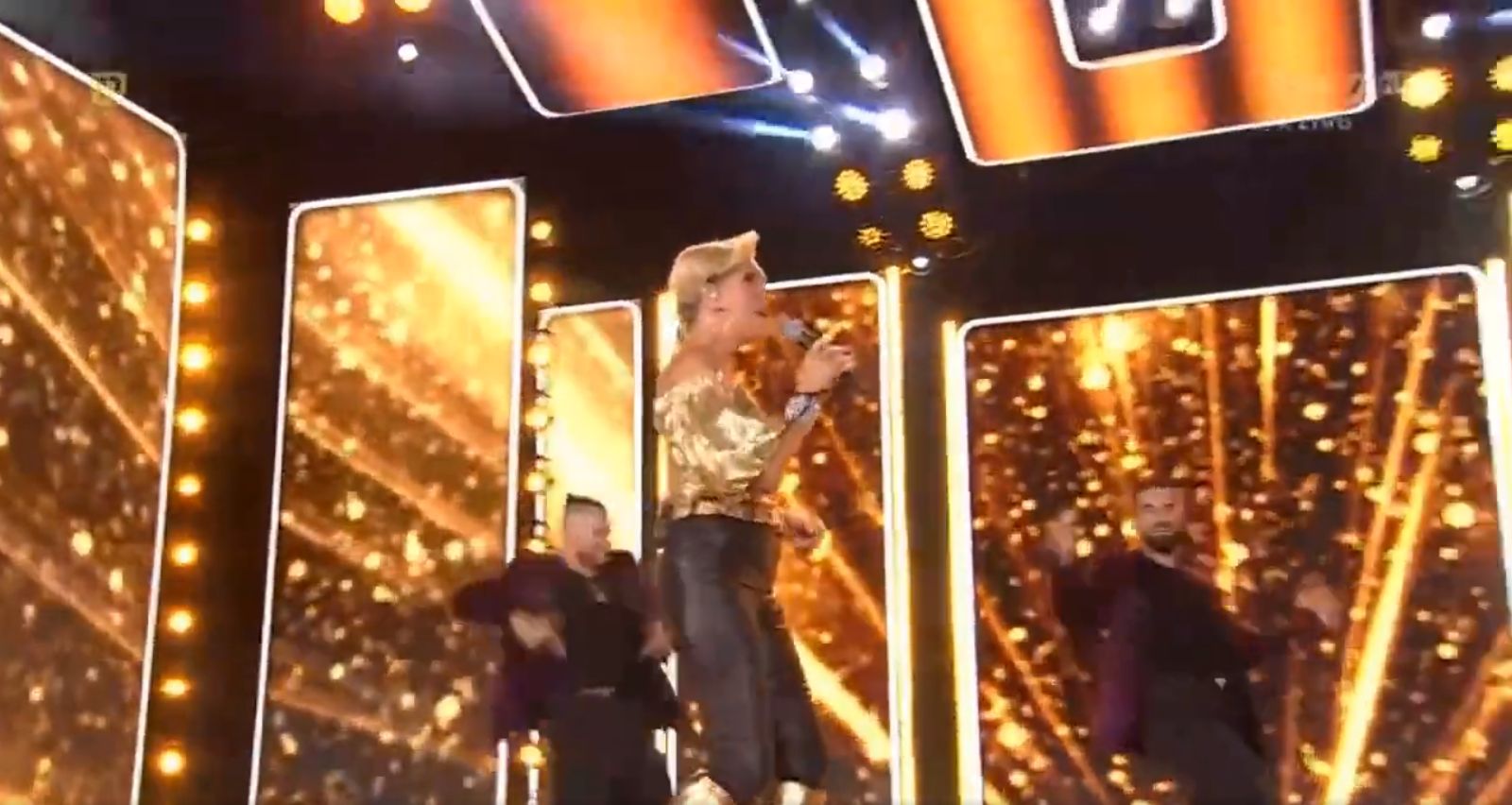 Helena Vondrackova na "mini Eurowizji" TVP