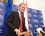 Tusk obiecuje zwycięstwo i cud gospodarczy