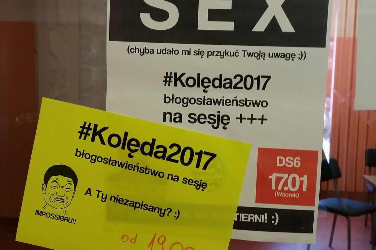 „Kościół to nie tylko pytania o SEX”. Nietypowa zachęta do przyjęcia kolędy w Gdańsku