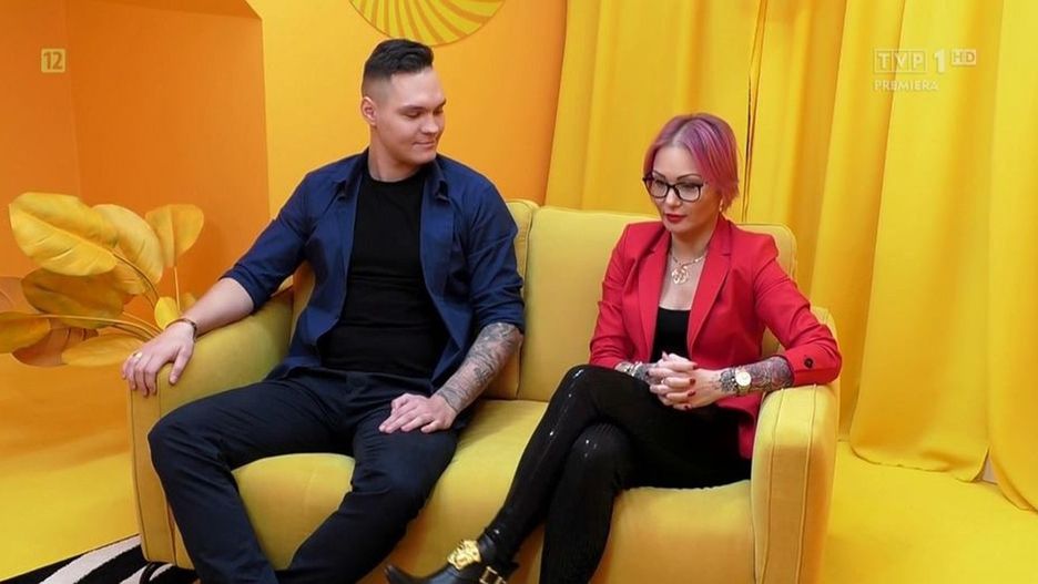 Uczestnicy "Motelu Polska" Dorota Wodzińska-Burzyńska z synem 