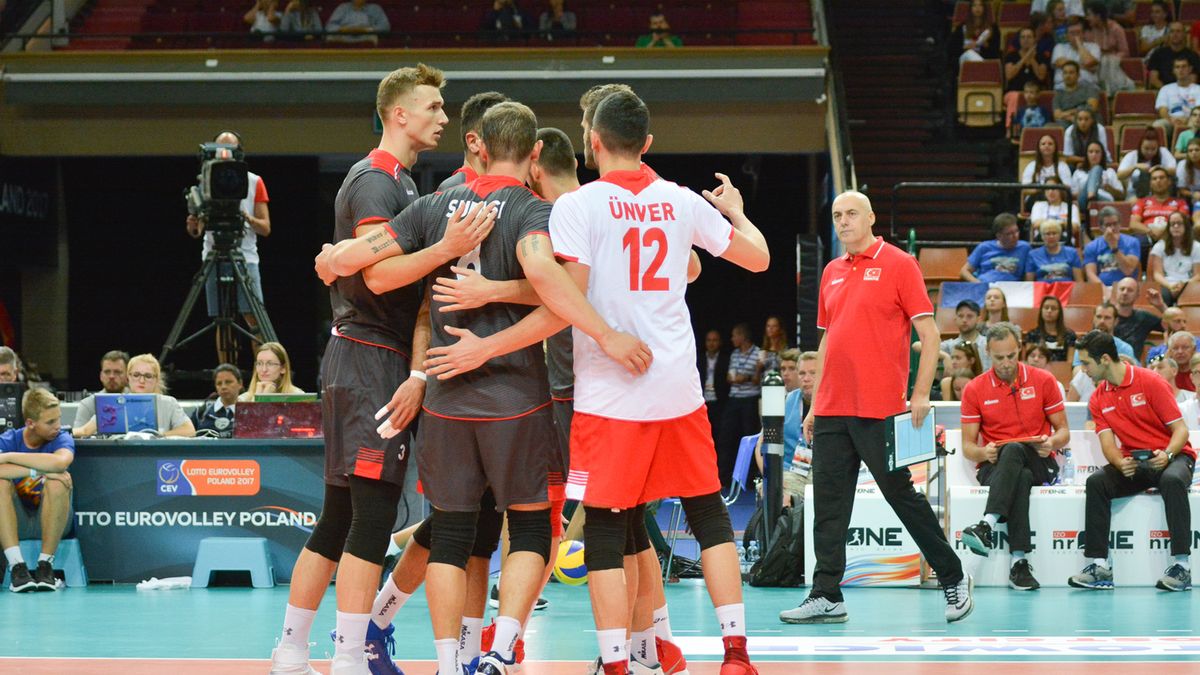 WP SportoweFakty / Roksana Bibiela / Reprezentacja Turcji siatkarzy