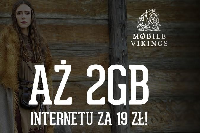 Operator Mobile Vikings 4 grudnia zaoferuje 2 GB danych za 19 zł