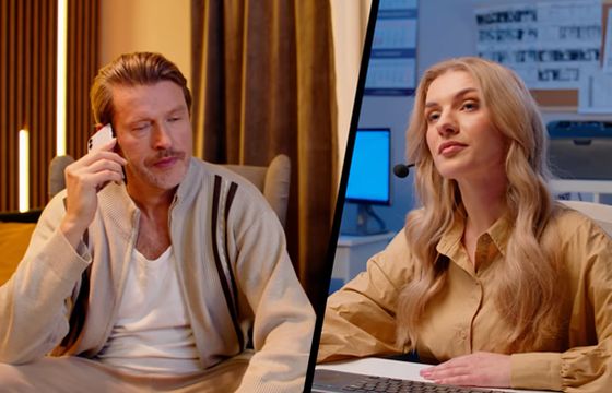 Smutna codzienność pracownicy call center w kampanii "Jesteś tylko głosem"