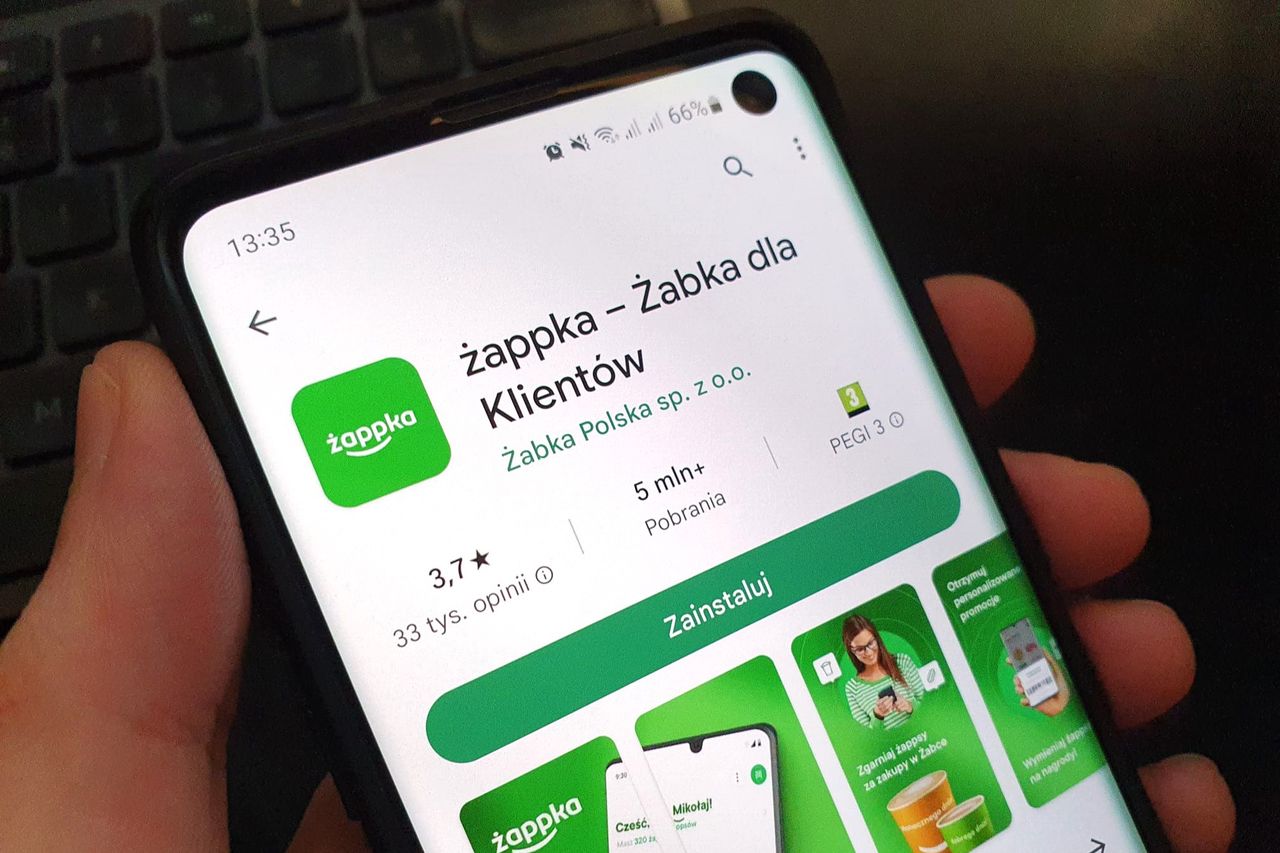 Aplikacja żappka w Google Play