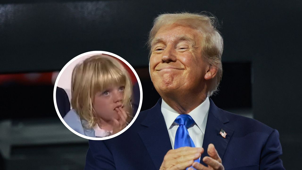 Kolejna wnuczka wspiera kampanię Donalda Trumpa. 4-latka rozczula