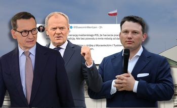 Mentzen zakpił z Morawieckiego i Tuska. "Siedzieliśmy w trójkę"