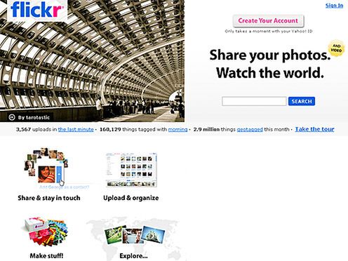 Flickr stał się witryną dla lamerów?