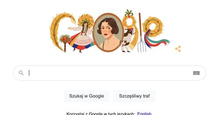 Google Doodle przypomina o artystce Zofii Stryjeńskiej