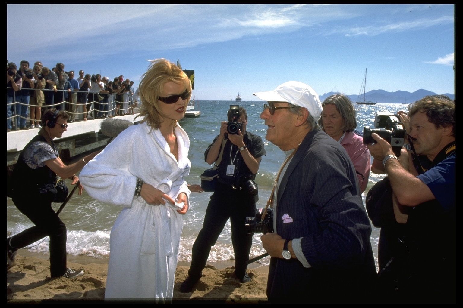 Helmut Newton z Evą Herzigovą