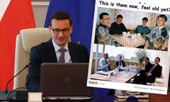Mateusz Morawiecki i słynne zdjęcie z memów. "Nie wszyscy wiedzą"