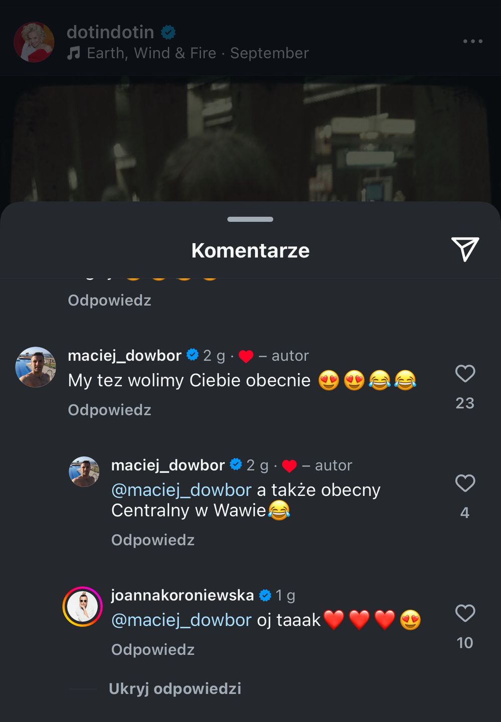 Maciej Dowbor skomentował zdjęcie Doroty Szelągowskiej