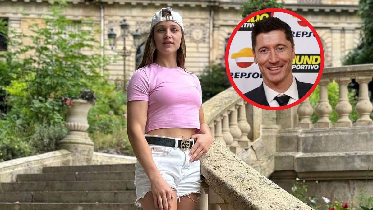 Instagram / Julia Szeremeta/Robert Lewandowski / Na dużym zdjęciu Julia Szeremeta, na małym Robert Lewandowski