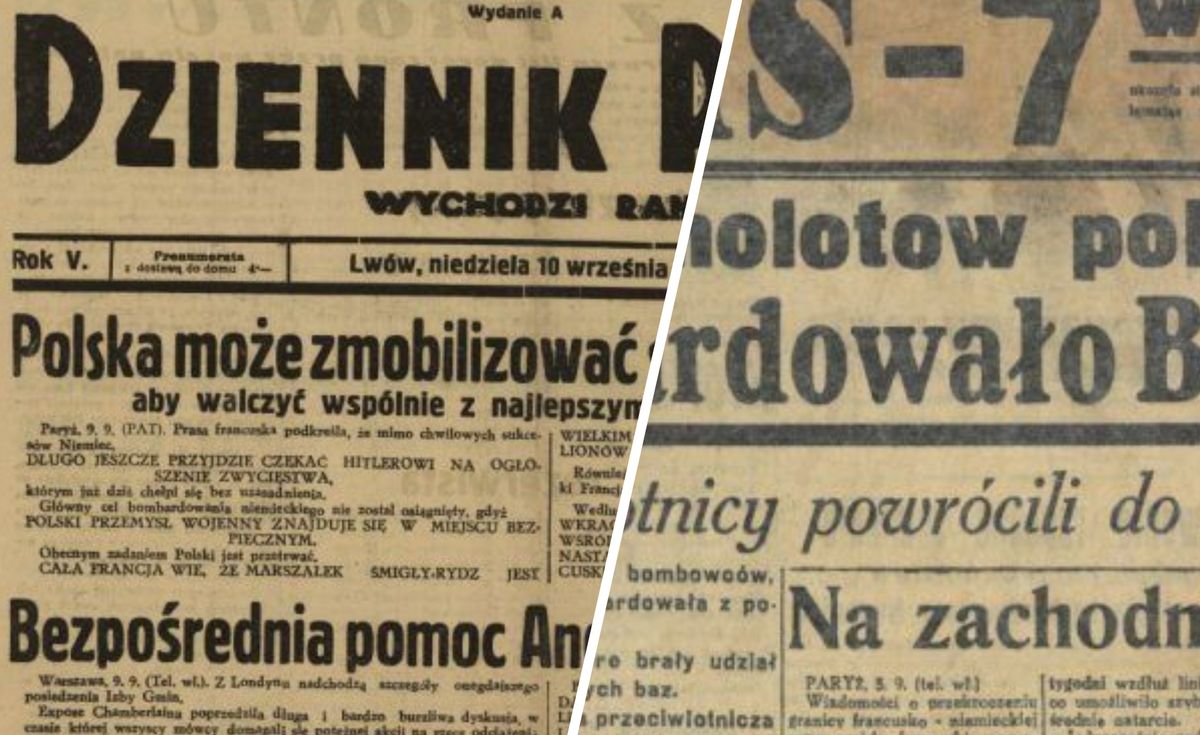 Gazety z września 1939 r.