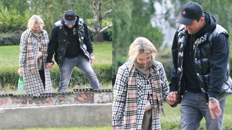 Misiek Koterski i Dagmara Bryzek na romantycznym spacerze