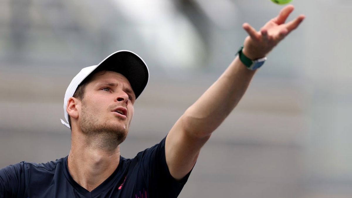 Getty Images / Mike Stobe / Na zdjęciu: Hubert Hurkacz