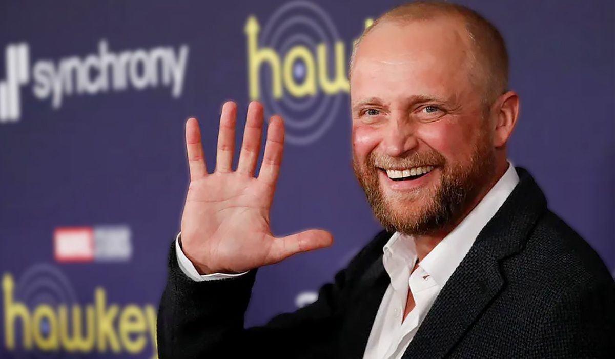 Piotr Adamczyk w Los Angeles na premierze serialu "Hawkeye"
