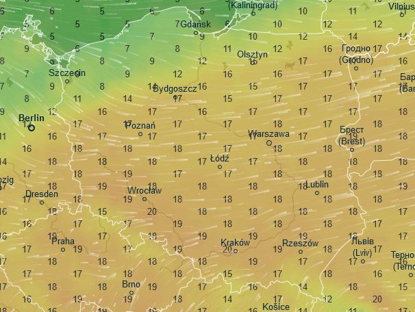 Pogoda. Temperatura ostatniego dnia marca