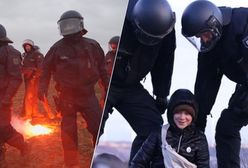 Protesty w Niemczech. Gretę Thunberg wynieśli siłą