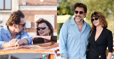 Niezmiennie zakochani w sobie Penelope Cruz i Javier Bardem dotarli na festiwal w Wenecji wodną taksówką. Piękna para? (ZDJĘCIA)