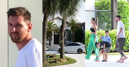 Lionel Messi z Antonellą Roccuzzo i dziećmi polują na wymarzone gniazdko na Florydzie (ZDJĘCIA)