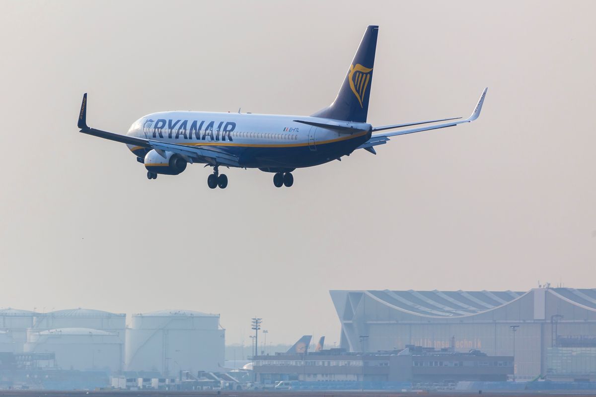 Lot odbywał się liniami Ryanair 