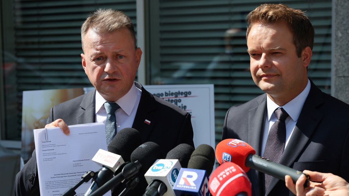 Mariusz Błaszczak i Rafał Bochenek przedstawili stanowisko PiS 