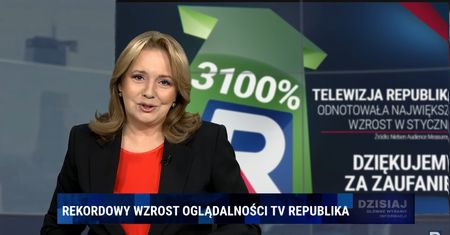 Holecka cała w skowronkach. Zwróciła się do widzów