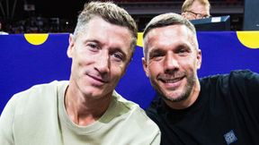 Kibicował koszykarzom z Lewandowskim. Ten typ Podolskiego nie spodoba się Polakom