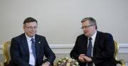 Komorowski spotkał się z szefem ukraińskiego MSZ